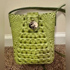 Gently Used Brahmin Avocado Green Marley Crossbody
